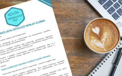 A weboldalon kötelezően feltüntetendő információk